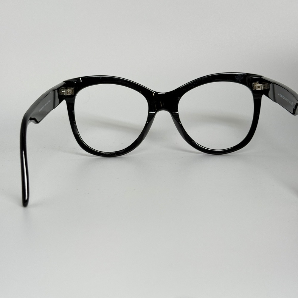 Tom Ford Wallace TF870 01B Black Cat Eye Sunglasses Made in Italy 54-20-140 - Picture 3 of 7